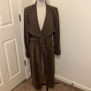 Olive Green Express lightweight coat Size S. Great condition